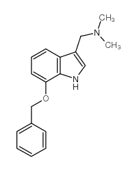 7-benzyloxygramine Structure