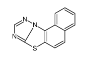 Naphtho[1',2':4,5]thiazolo[3,2-b][1,2,4]triazole结构式