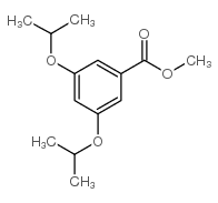 3,5-二异丙氧基苯甲酸甲酯结构式