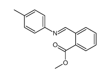 methyl 2-[(4-methylphenyl)iminomethyl]benzoate结构式