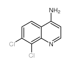 4-氨基-7,8-二氯喹啉结构式