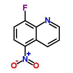 8-Fluoro-5-nitroquinoline Structure