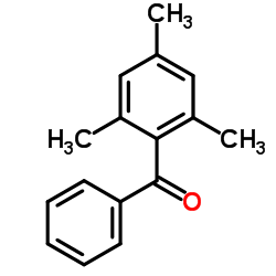 2,4,6-三甲基二苯甲酮结构式
