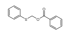 benzoyloxymethylthiobenzene结构式