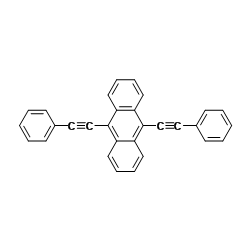 9,10-双苯乙炔基蒽结构式