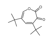 4,6-di-tert-butyl-1-oxacyclohepta-4,6-diene-2,3-dione Structure