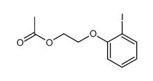 2-(2-iodophenoxy)ethyl acetate结构式