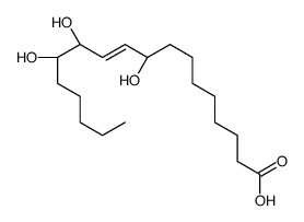 (9R,12R,13S)-9,12,13-trihydroxyoctadec-10-enoic acid Structure
