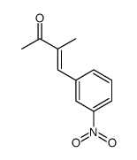3-methyl-4-(3-nitrophenyl)but-3-en-2-one结构式
