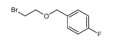 1-{[(2-bromoethyl)oxy]methyl}-4-fluorobenzene Structure