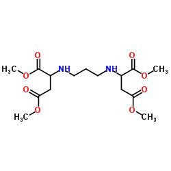 Tetramethyl 2,2'-(1,3-propanediyldiimino)disuccinate结构式