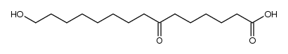 15-Hydroxy-7-oxo-pentadecansaeure-(1) Structure