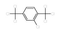 Benzene,2-chloro-1,4-bis(trichloromethyl)- Structure