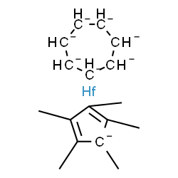 cycloheptane, hafnium, 1,2,3,4,5-pentamethylcyclopentane结构式