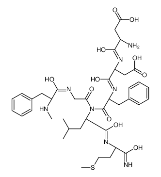 Substance P (5-11), asparaginyl(5,6)-methylphenylalanine(8)-结构式