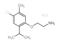 2-(4-Chloro-2-isopropyl-5-methyl-phenoxy)-ethylamine hydrochloride Structure