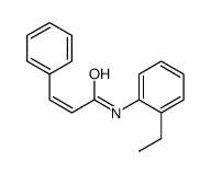 N-(2-ethylphenyl)-3-phenylprop-2-enamide Structure