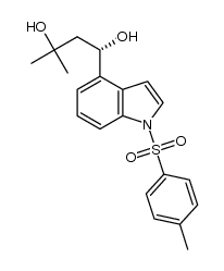 (S)-3-methyl-1-(1-tosyl-1H-indol-4-yl)butane-1,3-diol Structure