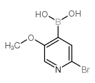 2-溴-5-甲氧基吡啶-4-硼酸结构式