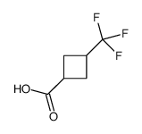 3-(三氟甲基)环丁烷-1-羧酸结构式