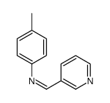 N-(4-methylphenyl)-1-pyridin-3-ylmethanimine Structure
