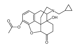 [(4R,4aS,7aR,12bS)-3-(cyclopropylmethyl)-4a-hydroxy-7-oxo-2,4,5,6,7a,13-hexahydro-1H-4,12-methanobenzofuro[3,2-e]isoquinoline-9-yl] acetate Structure