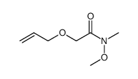 2-(Allyloxy)-N-Methoxy-N-Methylacetamide structure