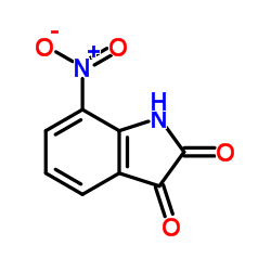 7-Nitroindoline-2,3-dione Structure