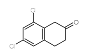 6,8-二氯-3,4-二氢-1H-2-萘酮结构式