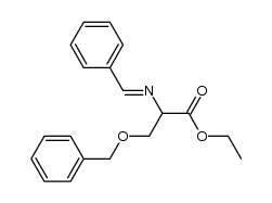 ethyl 2-(benzylideneamino)-3-(benzyloxy)propanoate Structure