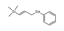 (E)-trimethyl(3-(phenylselanyl)prop-1-en-1-yl)silane结构式