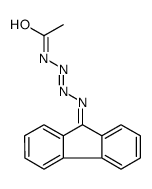 N-[(fluoren-9-ylideneamino)hydrazinylidene]acetamide结构式