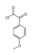 Benzeneacetyl chloride, 4-methoxy-alpha-oxo- (9CI) Structure