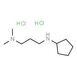 N'-Cyclopentyl-N,N-dimethylpropane-1,3-diamine dihydrochloride结构式