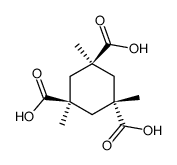 1,3,5-trimethyl-1,3,5-cyclohexanetricarboxylic acid结构式