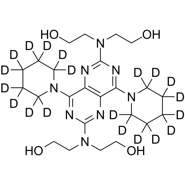 Dipyridamole-d20 Structure