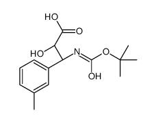 (2R,3R)-3-((TERT-BUTOXYCARBONYL)AMINO)-2-HYDROXY-3-(M-TOLYL)PROPANOIC ACID structure