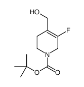 tert-butyl 3-fluoro-4-(hydroxymethyl)-5,6-dihydropyridine-1(2H)-carboxylate Structure