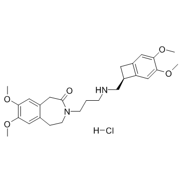 Ivabradine metabolite N-Demethyl Ivabradine (hydrochloride) structure