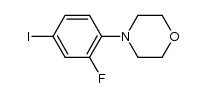 4-(2-fluoro-4-iodophenyl)morpholine结构式