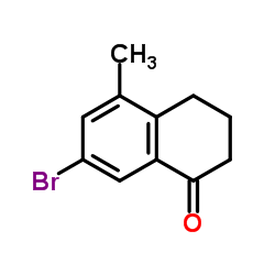 7-Bromo-5-methyl-3,4-dihydronaphthalen-1(2H)-one Structure