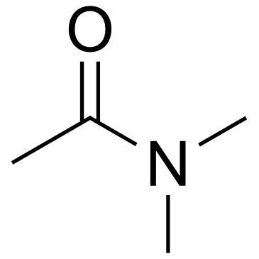 N,N-二甲基乙酰胺(DMAC)结构式
