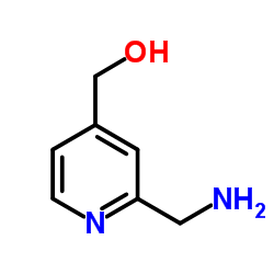 2-(氨基甲基)-4-吡啶甲醇结构式