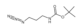 tert-butyl (3-azidopropyl)carbaMate Structure