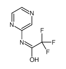 2,2,2-三氟-N-2-吡嗪乙酰胺结构式