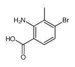 2-amino-4-bromo-3-methylbenzoic acid structure