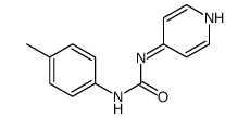 1-(4-methylphenyl)-3-pyridin-4-ylurea结构式