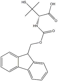 Fmoc-D-Penicillamine structure