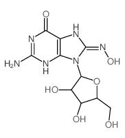Guanosine,7,8-dihydro-8-(hydroxyimino)- (9CI)结构式