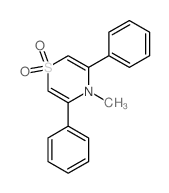 4-methyl-3,5-diphenyl-1,4-thiazine 1,1-dioxide picture